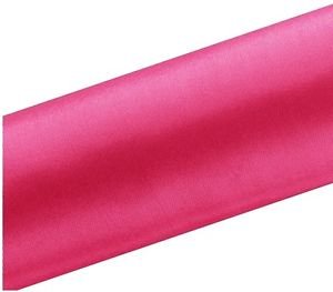 eventkauf Satin Rolle 9m x 16 cm Tischläufer Dekostoff (Fuchsia) von eventkauf