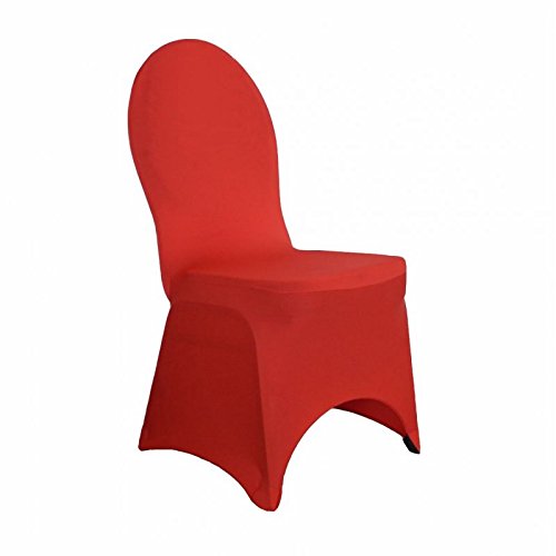eventkauf Stuhlhusse Stretch Stuhlbezug Stuhlüberwurf Universal (Rot) von eventkauf