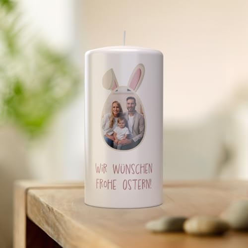 Individuelles Geschenk zu Ostern – Personalisierte Kerze mit Bild Individuelles Geschenk zu Ostern – Personalisierte Kerze mit Bild von eventlicht
