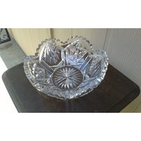 Geschliffenes Glas 9 Zoll Schale von everythingbystess