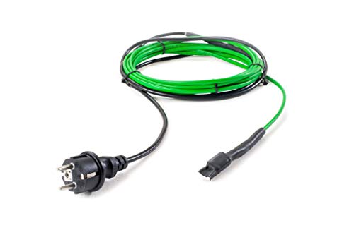 Frostschutzheizkabel Rohrbegleitheizung Eis-Stop-Heizkabel FHK mit Thermostat 10 W/m (14 m) von ew direkt