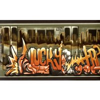 Moderne Graffiti Tapete Bordüre, Glückszug Kunst City Skyline Orange Grau Schwarz Bordüre Moderne Graffiti Tapete Bordüre, Glückszug Kunst City Skyline Orange Grau Schwarz Bordüre von ewallpaperandborder