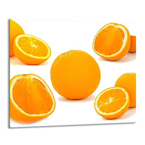 ewaschbaer Herdabdeckplatte Schneidebrett Spritzschutz 60x52 | Bild auf Glas | Sicherheitsglas Gehärtetes Glas Bild | Motiv Orange ewaschbaer Herdabdeckplatte Schneidebrett Spritzschutz 60x52 | Bild auf Glas | Sicherheitsglas Gehärtetes Glas Bild | Motiv Orange von ewaschbaer