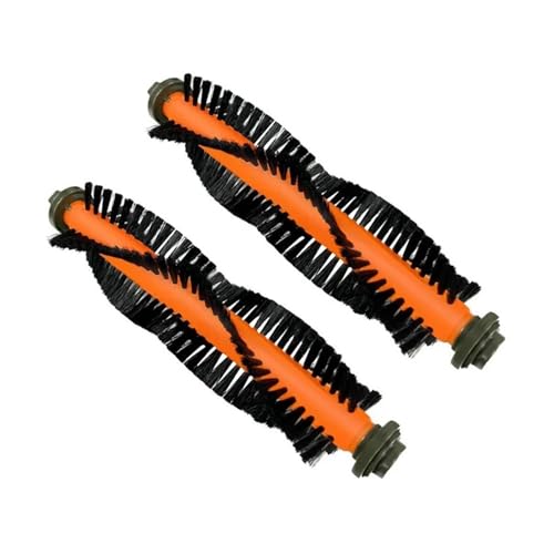 ewgrkba 2PCS Hauptbürste kompatibel mit UPCAN Rowenta 20 40 RG6825 ISWEEP X3 Roboter-Staubsauger Ersatzteile Zubehör von ewgrkba