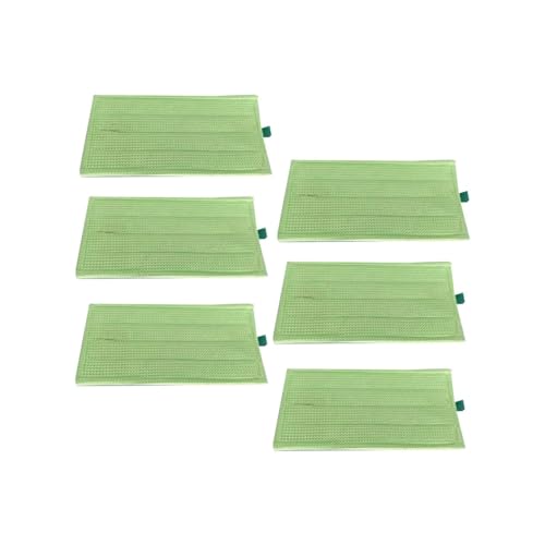 ewgrkba 6PCS Mopp Tuch Kompatibel Mit Vorwerk Kobold SP600 MF600 Staubsauger Ersatzteile Zubehör Nass & Trocken Waschbar Mopp pad von ewgrkba