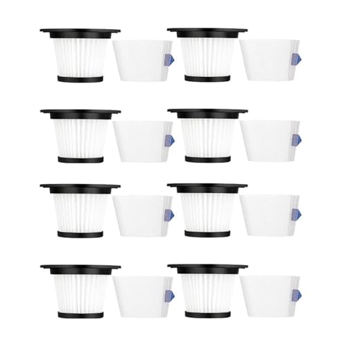 ewgrkba 8 Set Ersatzfilter Siebsieb Kompatibel mit Moosoo K17 Akku-Staubsauger Ersetzen Sie Filterteile ewgrkba 8 Set Ersatzfilter Siebsieb Kompatibel mit Moosoo K17 Akku-Staubsauger Ersetzen Sie Filterteile von ewgrkba