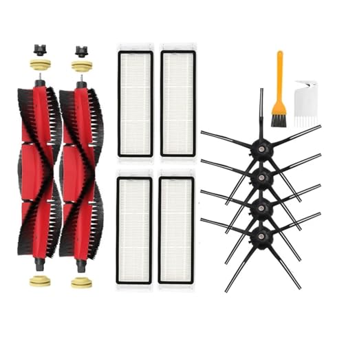 ewgrkba Alle Sets Hauptbürste Seitenbürste HEPA-Filter Mopptuch Ersatz kompatibel mit Xiaomi S6 Maxv Staubsaugerteilen von ewgrkba