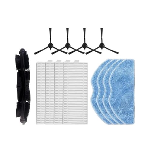 ewgrkba HEPA-Filter-Mopptuch-Ersatzzubehör, kompatibel mit 360 S8 / S8 Plus/TCL SWEEVA 6000 6500 Roboter-Staubsauger von ewgrkba