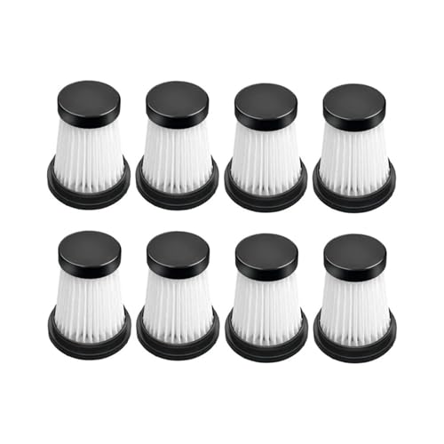 ewgrkba HEPA-Filter kompatibel mit MOOSOO K12, K12 Pro, K13 Akku-Handstaubsauger Kehrmaschine(As Shown 8PCS) von ewgrkba