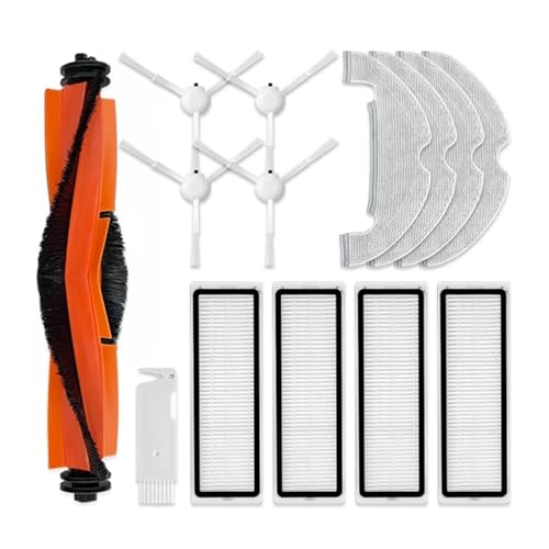 ewgrkba Kompatibel mit Xiaomi Robot Vacuum X10 Ersatz Ersatzteile Zubehör Hauptseitenbürste Hepa-Filter Mopptuch von ewgrkba