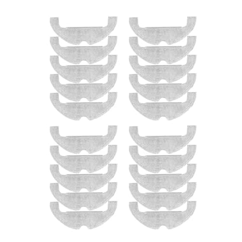 ewgrkba Mopp-Tücher, Lappen, kompatibel mit Xiaomi Mi Robot Vaccum-Mop2 Ultra STYTJ05ZHM Staubsauger-Teile-Ersatzkomponenten-Kits(As Shown 20Pcs) von ewgrkba