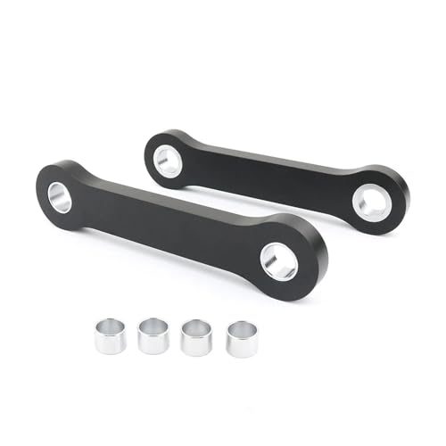 ewgrkba Motorrad Hinten Kissen Hebel Suspension Drop Link Kompatibel Mit Suzuki SV650 1999 2000 2001 2002 Tieferlegungs Links Kit SV 650(Noir) von ewgrkba