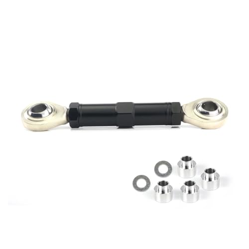 ewgrkba Motorradzubehör, kompatibel mit Yamaha R1 YZF-R1 FZ8 FZ1 FZS FZ-1, verstellbare Federung, Tieferlegung, Drop Link, Absorber, Tieferlegungsverbindung(Noir) von ewgrkba