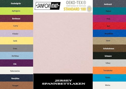 EXKLUSIV HEIMTEXTIL Jersey Spannbettlaken 60 x 120-70 x 140 cm 100% Baumwolle Öko - Tex Zertifiziert, Markenqualität, Matratzenhöhe bis 10 cm, Rosa EXKLUSIV HEIMTEXTIL Jersey Spannbettlaken 60 x 120-70 x 140 cm 100% Baumwolle Öko - Tex Zertifiziert, Markenqualität, Matratzenhöhe bis 10 cm, Rosa von EXKLUSIV HEIMTEXTIL