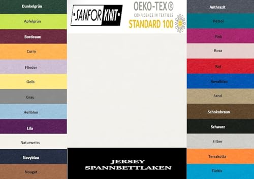 EXKLUSIV HEIMTEXTIL Jersey Spannbettlaken 90-100 x 200 cm 100% Baumwolle Öko - Tex Zertifiziert, Markenqualität, Matratzenhöhe bis 25 cm, Weiss EXKLUSIV HEIMTEXTIL Jersey Spannbettlaken 90-100 x 200 cm 100% Baumwolle Öko - Tex Zertifiziert, Markenqualität, Matratzenhöhe bis 25 cm, Weiss von EXKLUSIV HEIMTEXTIL