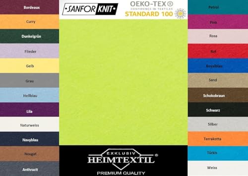 EXKLUSIV HEIMTEXTIL Marke Jersey Spannbettlaken 60 x 120 cm - 70 x 140 cm 100% Baumwolle Öko - Tex Zertifiziert, Markenqualität, Matratzenhöhe bis 10 cm, Apfelgrün EXKLUSIV HEIMTEXTIL Marke Jersey Spannbettlaken 60 x 120 cm - 70 x 140 cm 100% Baumwolle Öko - Tex Zertifiziert, Markenqualität, Matratzenhöhe bis 10 cm, Apfelgrün von EXKLUSIV HEIMTEXTIL