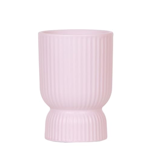 Übertopf "Diabolo" - klassische Form - zarte Pastellfarben - rosa - passend für 9cm Töpfe von exotenherz