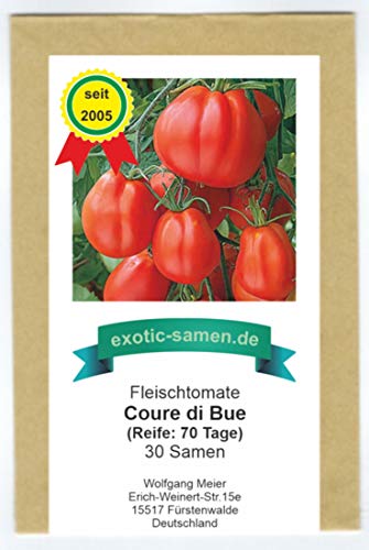 Coure Di Bue - Cœur De Bœuf - Ochsenherz-Tomate aus Italien - 30 Samen von exotic-samen