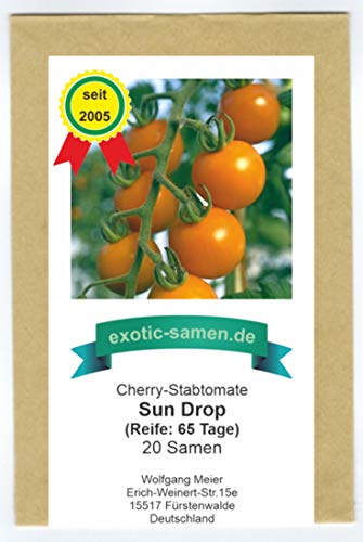 Orange Cherry-Tomate - Sun Drop - 20 Samen von exotic-samen