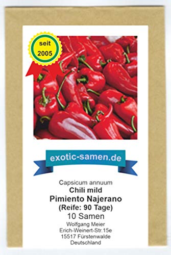 Pimiento Najerano - süßes Paprika aus Spanien (10 Samen) von exotic-samen