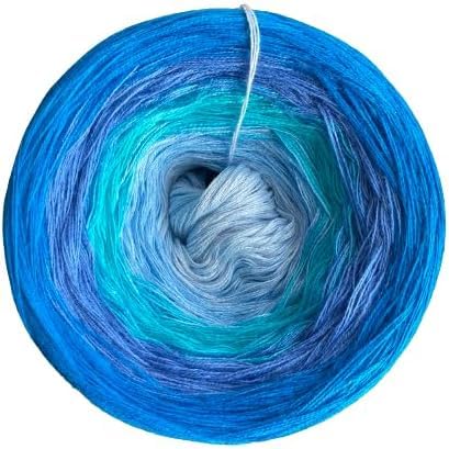 Farbverlaufsgarn Bobbel Verlaufswolle Häkelgarn Strickgarn No. A290-200 Gramm 3-fädig von exoticsamen.com PREMIUM QUALITY SEEDS