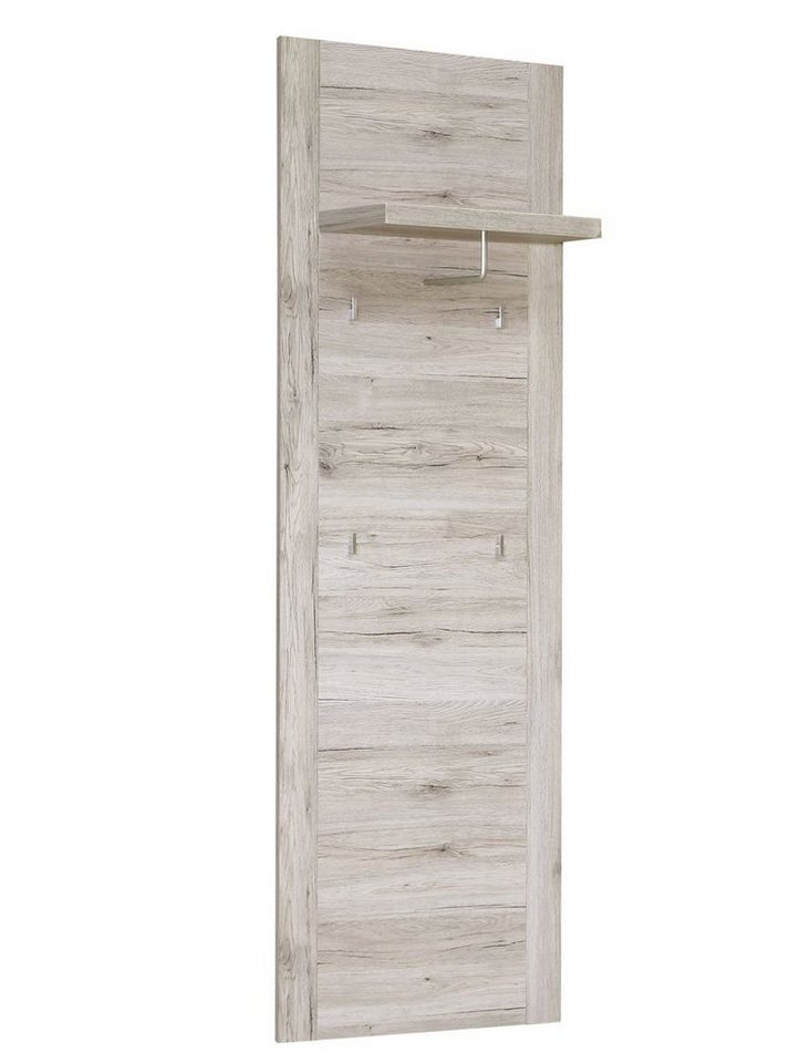 expendio Garderobe Phil, sandeiche 62x199x35 cm mit Kleiderstange und Kleiderhaken von expendio