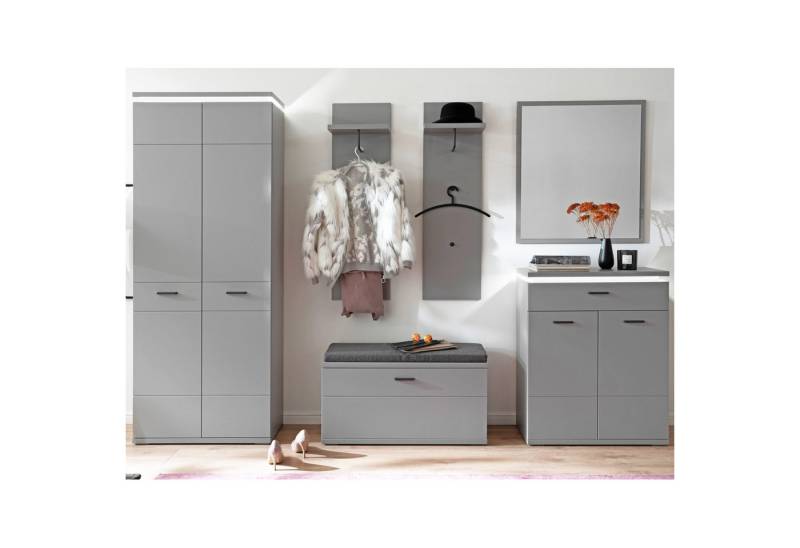 expendio Garderoben-Set Adon 10, (6-St), Arktis grau tiefgezogen, 262x198x38 cm von expendio