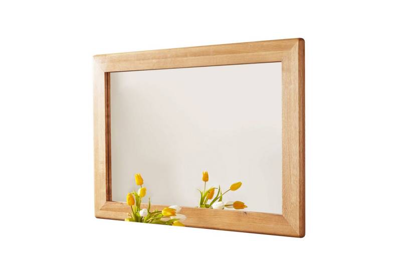 expendio Garderobenspiegel Alina 11, Wildeiche massiv geölt / Glas, 100x70x3 cm von expendio
