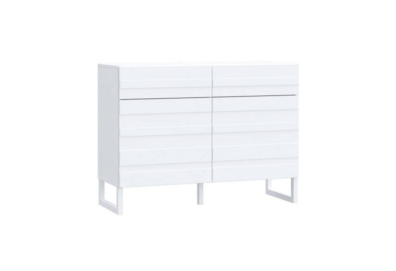 expendio Kommode Blake 1, Weiß 110x83x42 cm von expendio