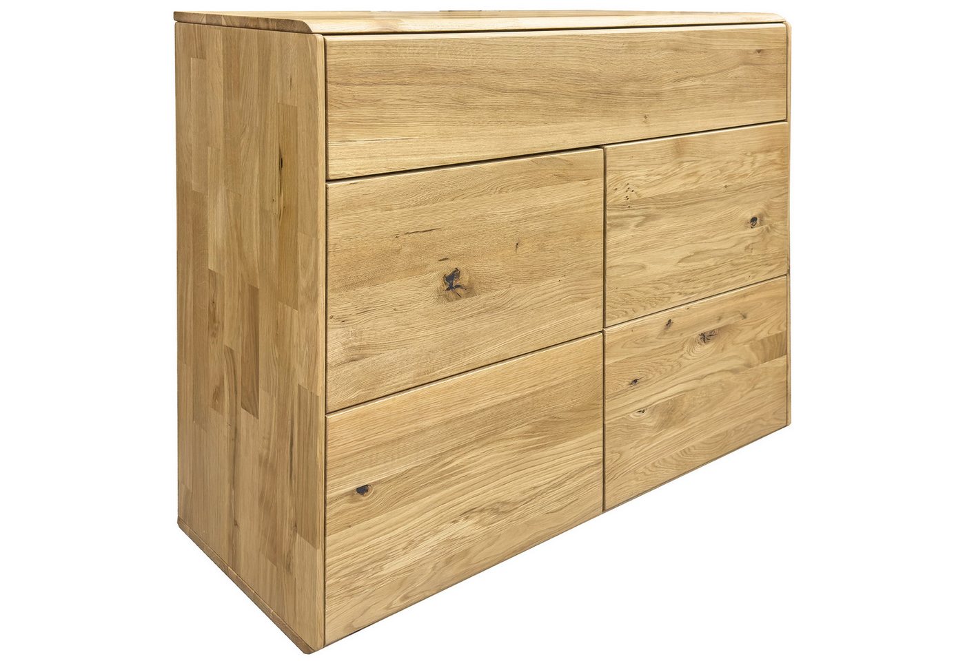 expendio Kommode Dylan 2, Wildeiche massiv geölt, 100x89x40 cm expendio Kommode Dylan 2, Wildeiche massiv geölt, 100x89x40 cm von expendio