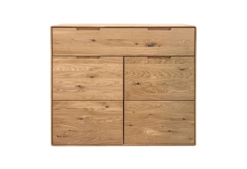 expendio Kommode Emma 2, Wildeiche massiv geölt, 100x91x40 cm von expendio