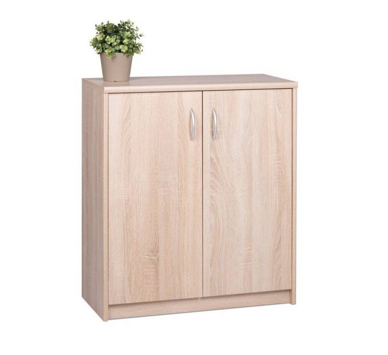 expendio Kommode Koblenz 12, Sideboard Eiche sonoma 74x85x35cm Sideboard mit viel Stauraum von expendio