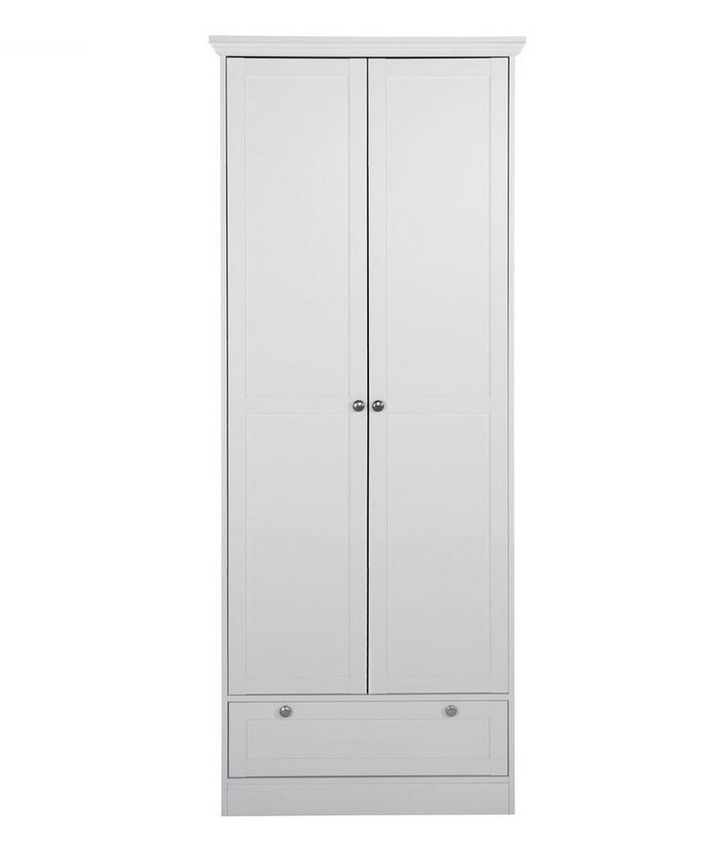 expendio Mehrzweckschrank Landström 13 Landhausstil weiß 80x200x39 cm von expendio