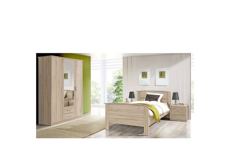 expendio Schlafzimmer-Set Glenn 21, (Spar-Set, 3-St), Bianco Eiche Nb. von expendio