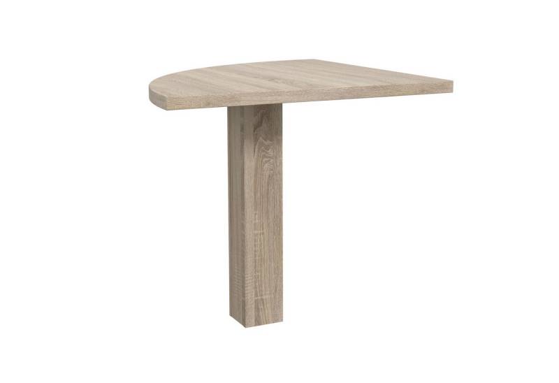 expendio Schreibtisch Calvin 107, Sonoma Eiche Nb., 80x73x80 cm von expendio