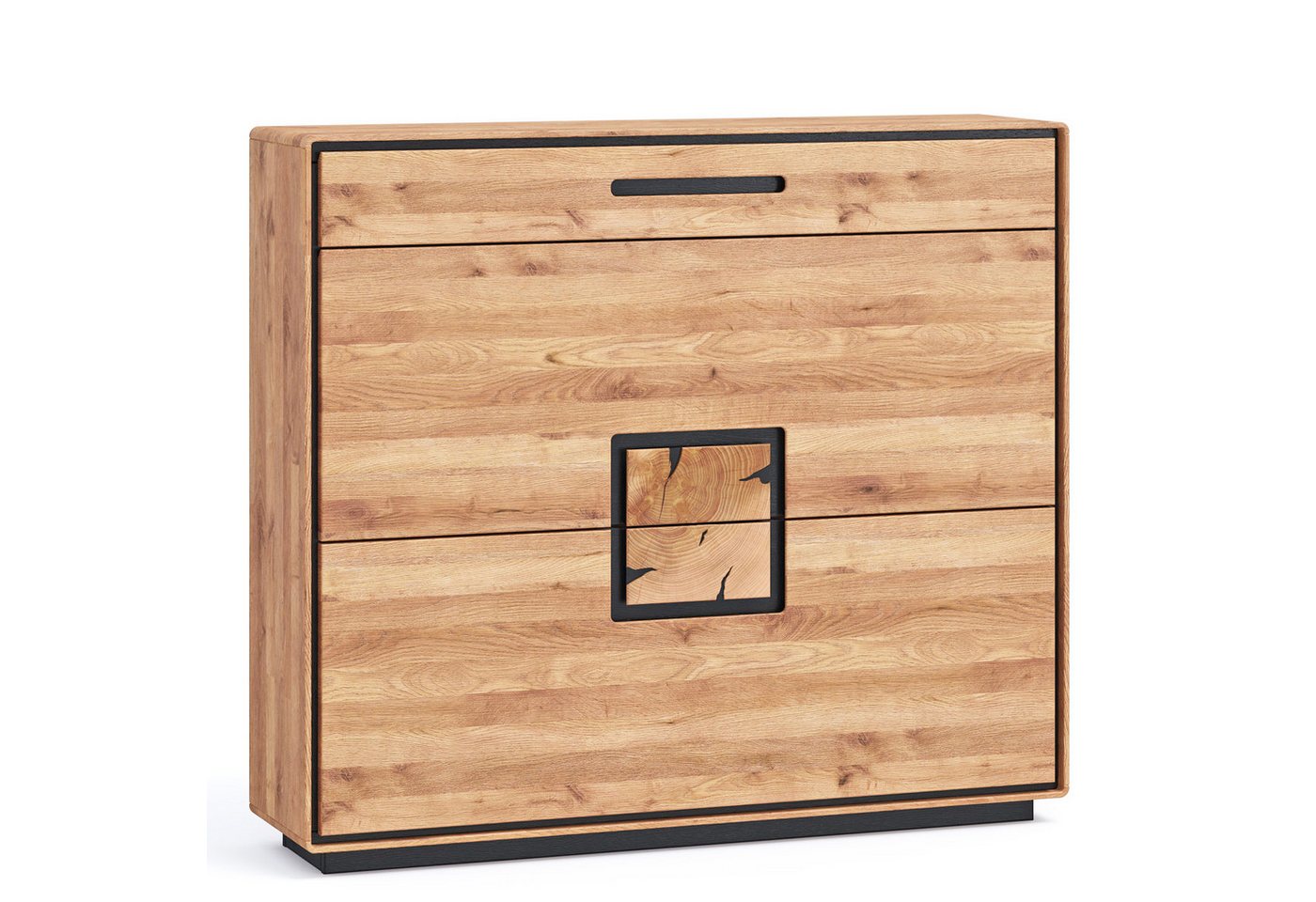 expendio Schuhschrank Badea 2 Wildeiche massiv geölt, 120x104x30 cm expendio Schuhschrank Badea 2 Wildeiche massiv geölt, 120x104x30 cm von expendio