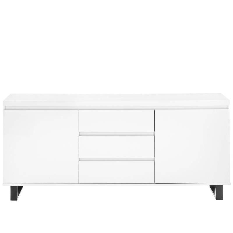 expendio Sideboard Asmaro 1 Modern White 166x74x40 cm von expendio