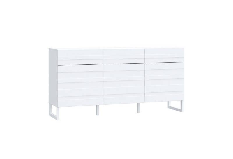 expendio Sideboard Blake 2, Weiß 165x83x42 cm von expendio