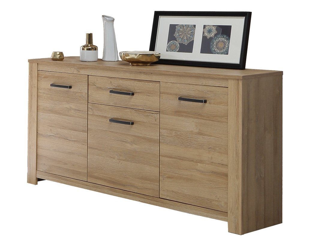 expendio Sideboard Hauke 1, Alteiche 162x96x43 cm mit viel Stauraum von expendio