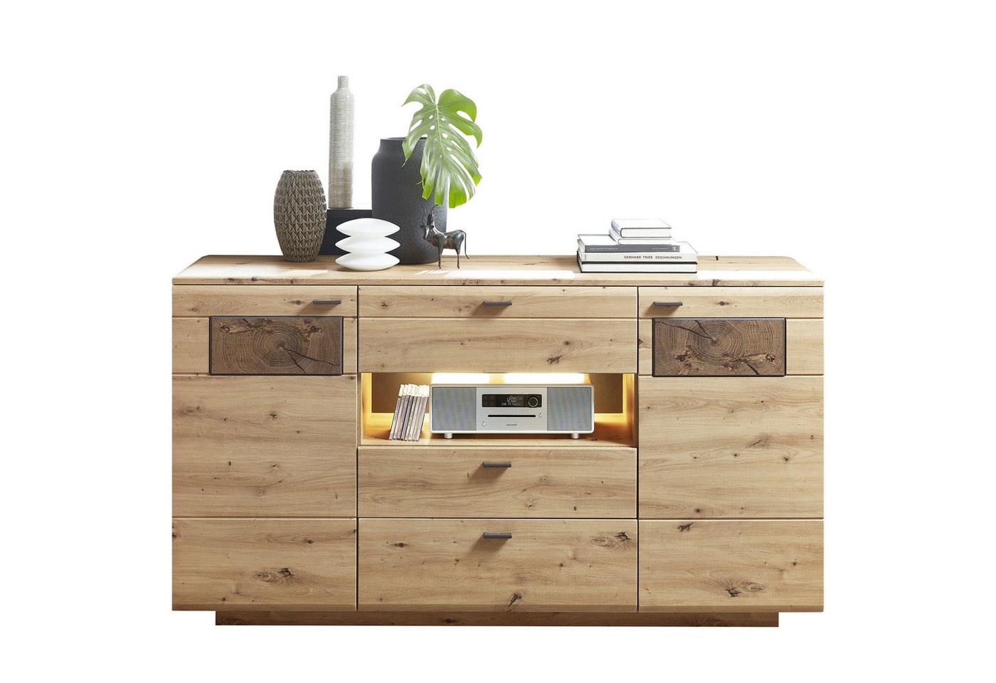 expendio Sideboard Marian 7, Artisan Eiche Nb. 175x98x47 cm mit Beleuchtung expendio Sideboard Marian 7, Artisan Eiche Nb. 175x98x47 cm mit Beleuchtung von expendio