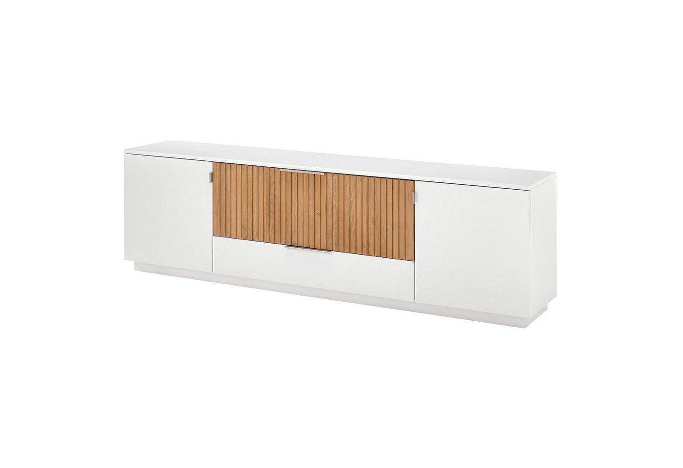 expendio TV-Board Linda 10, weiß-grau lackiert/ Eiche massiv bianco geölt 192x60x45 cm expendio TV-Board Linda 10, weiß-grau lackiert/ Eiche massiv bianco geölt 192x60x45 cm von expendio