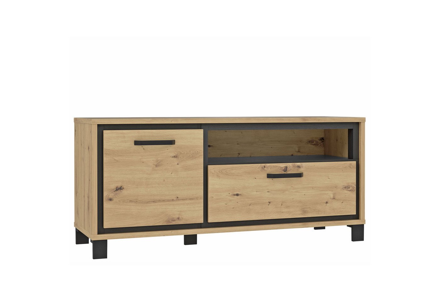 expendio TV-Board Trace 25, Artisan Eiche Nb. / Schwarz Eiche Nb., 132x59x42 cm expendio TV-Board Trace 25, Artisan Eiche Nb. / Schwarz Eiche Nb., 132x59x42 cm von expendio