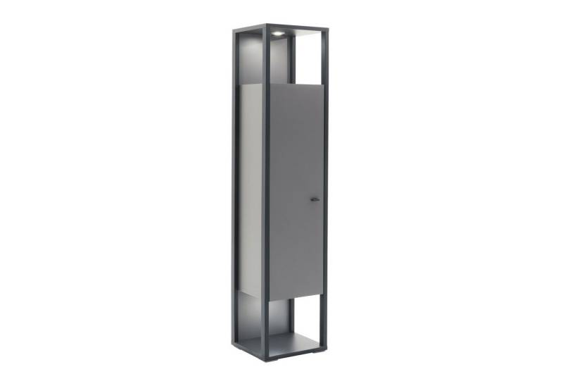 expendio Vitrine Larus 4 Royal Grey Melamin / anthrazit Dekor 40x178x37 cm von expendio