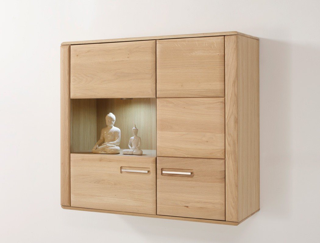 expendio Vitrine Senta 12 Eiche bianco teilmassiv 107x98x38 vormontiert mit Softclose-Funktion expendio Vitrine Senta 12 Eiche bianco teilmassiv 107x98x38 vormontiert mit Softclose-Funktion von expendio