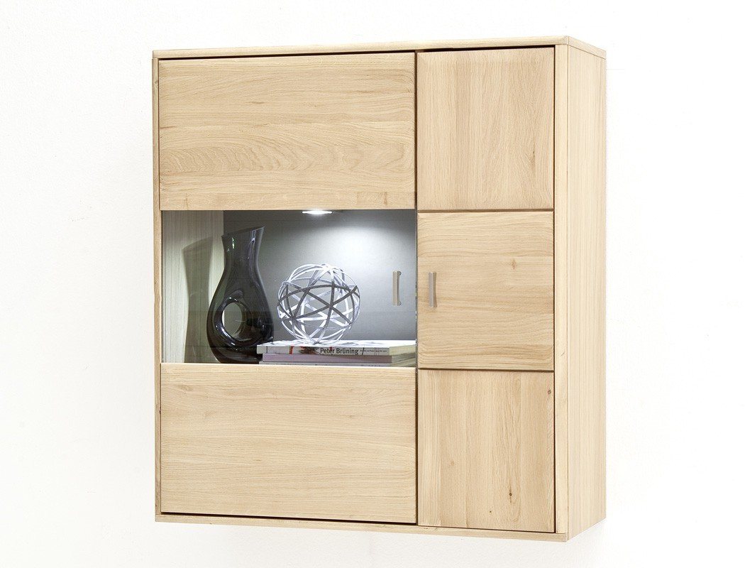 expendio Vitrine Torrent 12 Eiche bianco 94x105x39 cm vormontiert aus Massivholz expendio Vitrine Torrent 12 Eiche bianco 94x105x39 cm vormontiert aus Massivholz von expendio