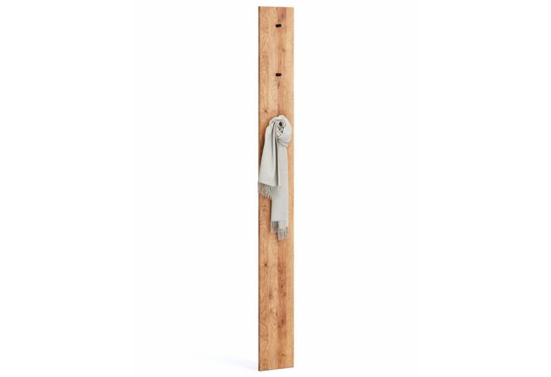 expendio Wandgarderobe Badea 3, Wildeiche massiv geölt, 20x190x5 cm von expendio