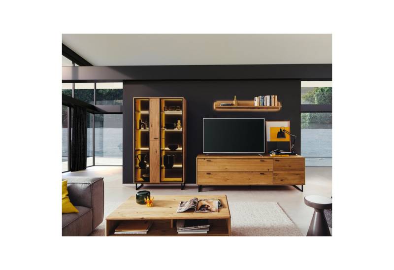 expendio Wohnzimmer-Set Arian 30, (Spar-Set, 4-St), Ast/Balkeneiche massiv 319x186x50 cm von expendio