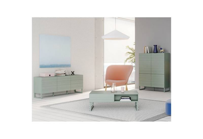 expendio Wohnzimmer-Set Blake 12, (Spar-Set, 3-St), Salbei 275x110x42 cm von expendio
