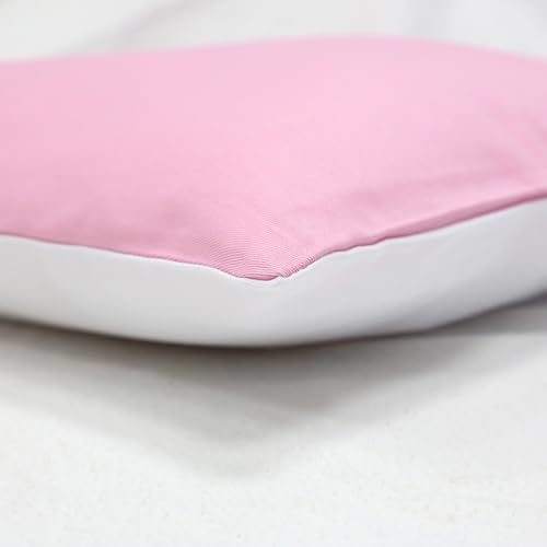 expressphoto.de Foto-Kissen (40 x 40 cm) | mit eigenem Foto individuell Bedruckt | farbige Rückseite | personalisierte Geschenk | Kuschelkissen | dekorativ | inkl. Füllung (Rosa) von expressphoto.de