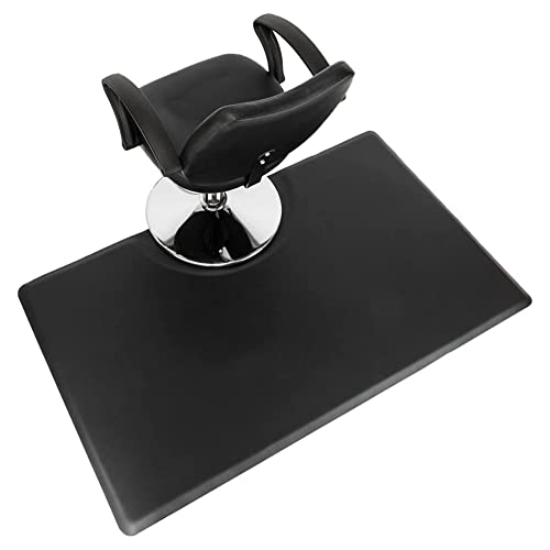 exproyzk Barber Shop Stuhl Matte Anti-Ermüdungs-Bodenmatte Salonmatte Für Friseure 2cm Dicke Büro-Komfort-Bodenmatte Leicht Zu Reinigen (Farbe : Rectangle, Größe : 156x93cm) von exproyzk